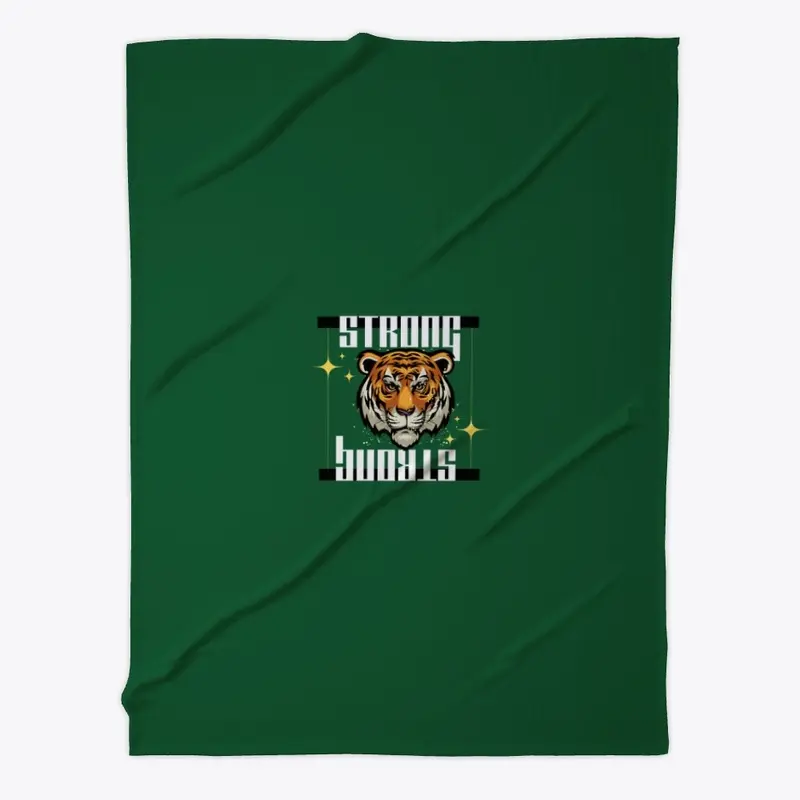 Strong tiger tshirt design